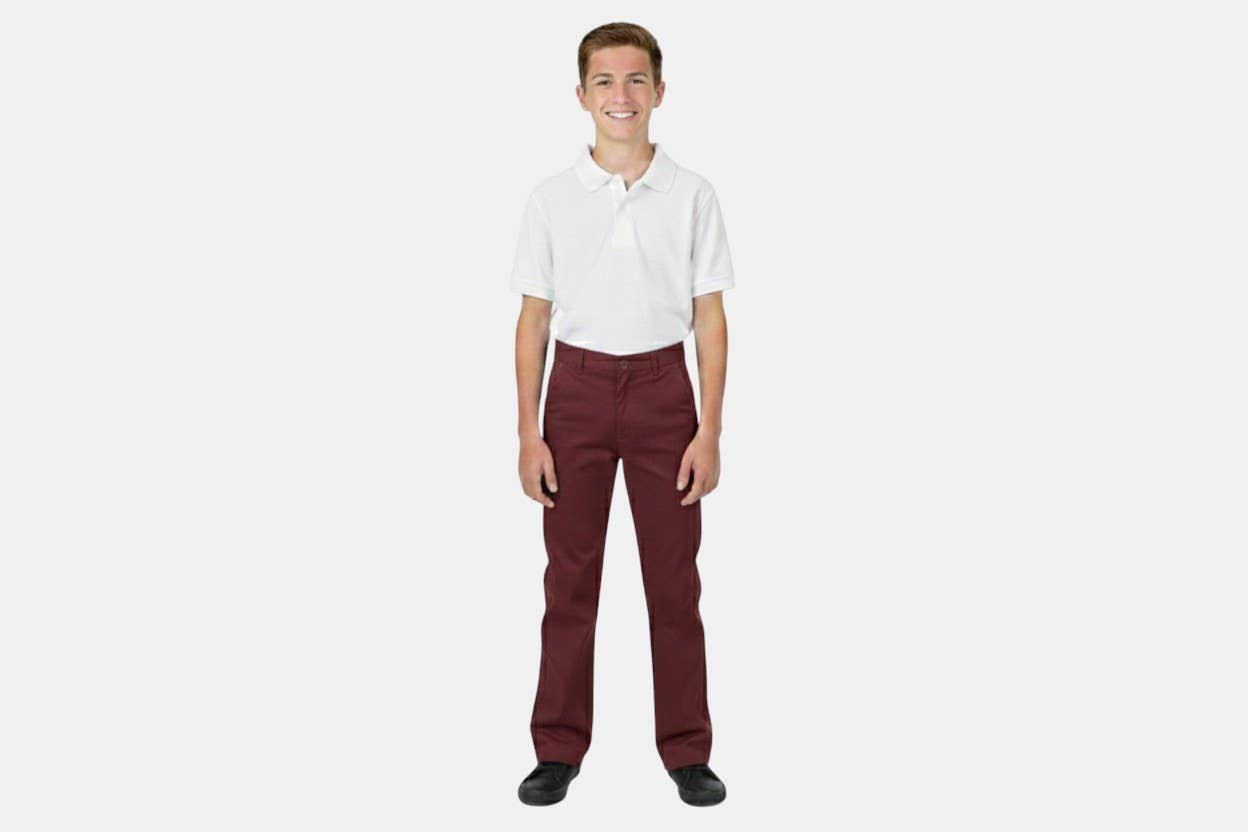Kids' School Uniform Long Pants - Durable & Comfortable
