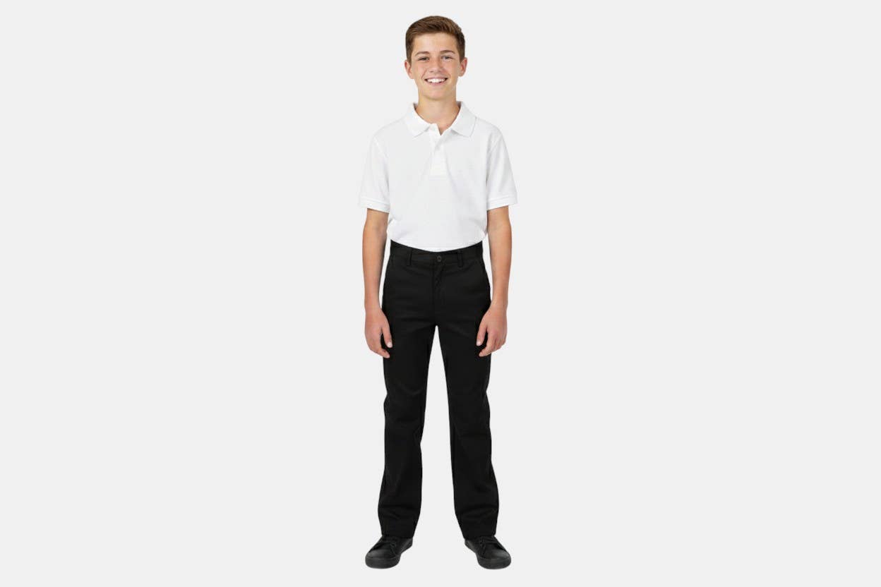 Kids' School Uniform Long Pants - Durable & Comfortable