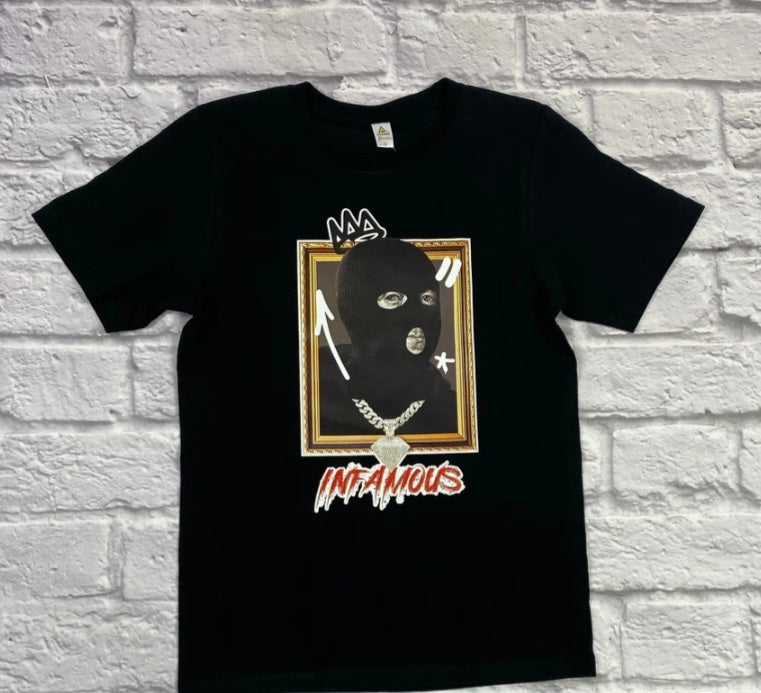 Infamous Black Short Sleeve T-Shirt
