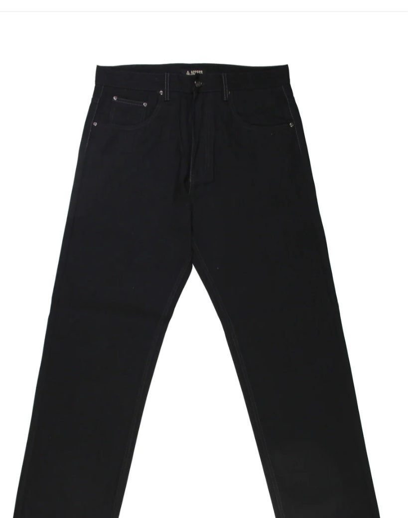 BTL JEANS BLACK Raw Denim